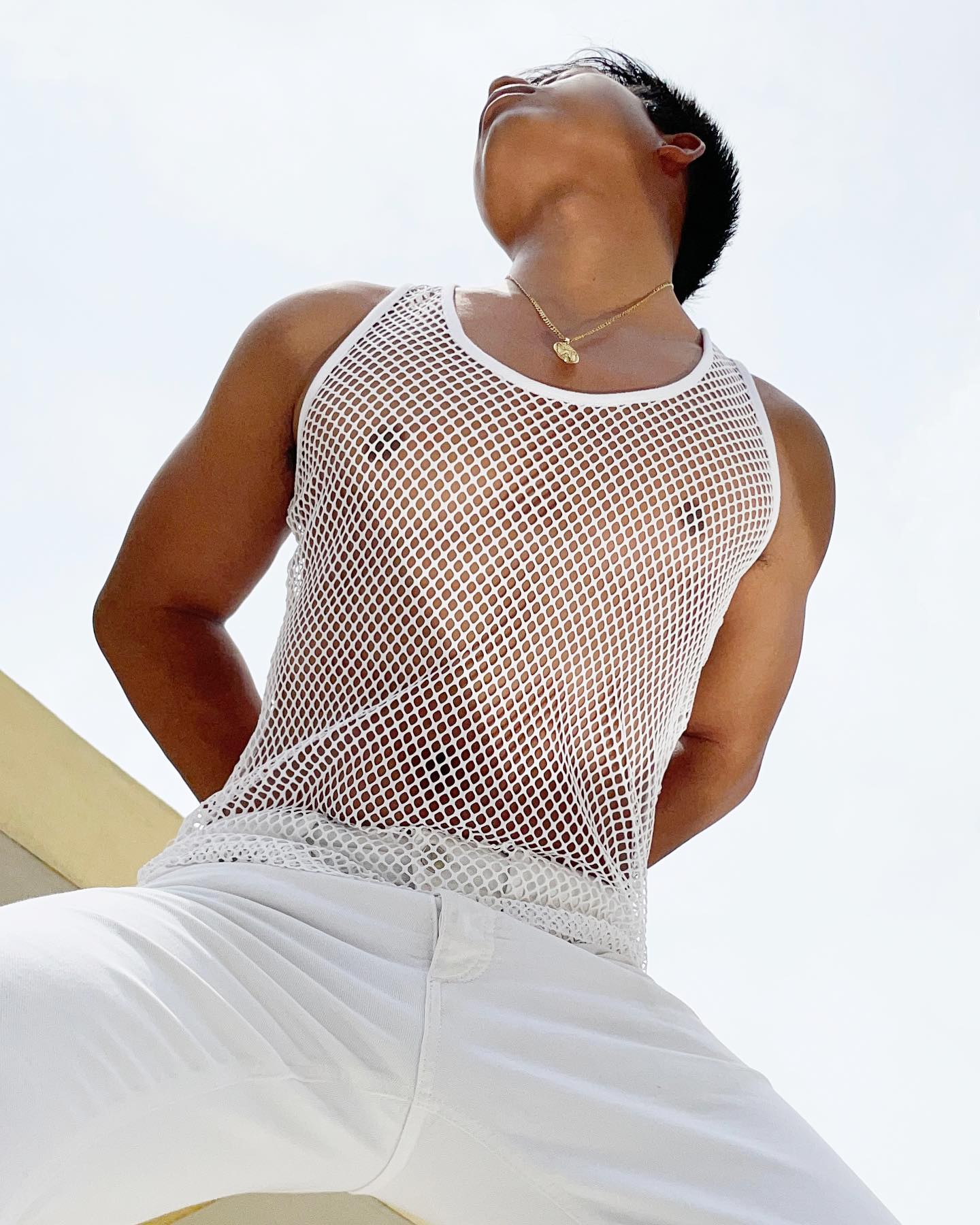WHITE NET TANK