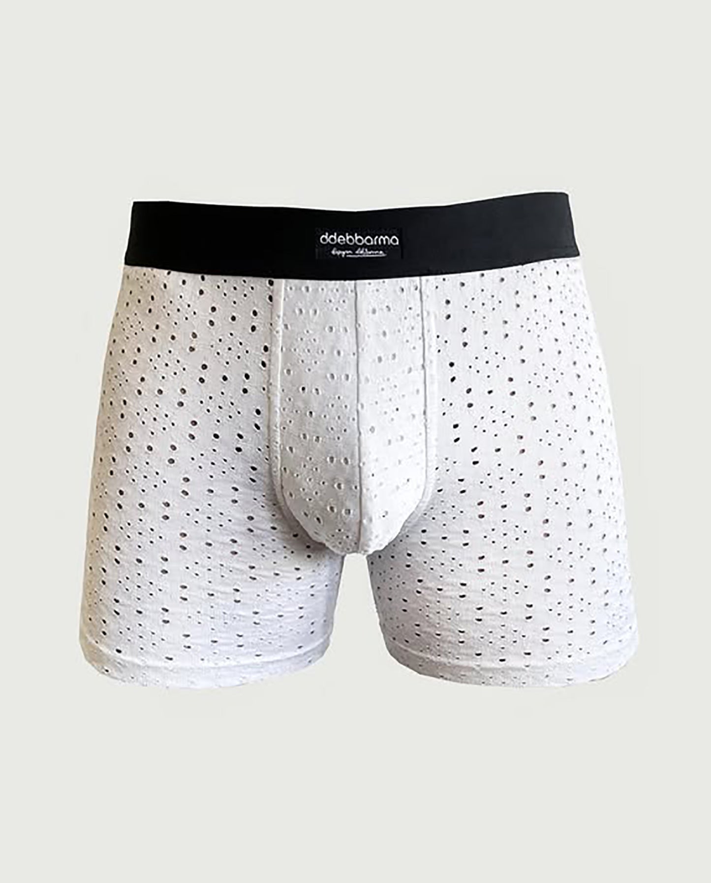 SPORTY WHITE BOXER BRIEF