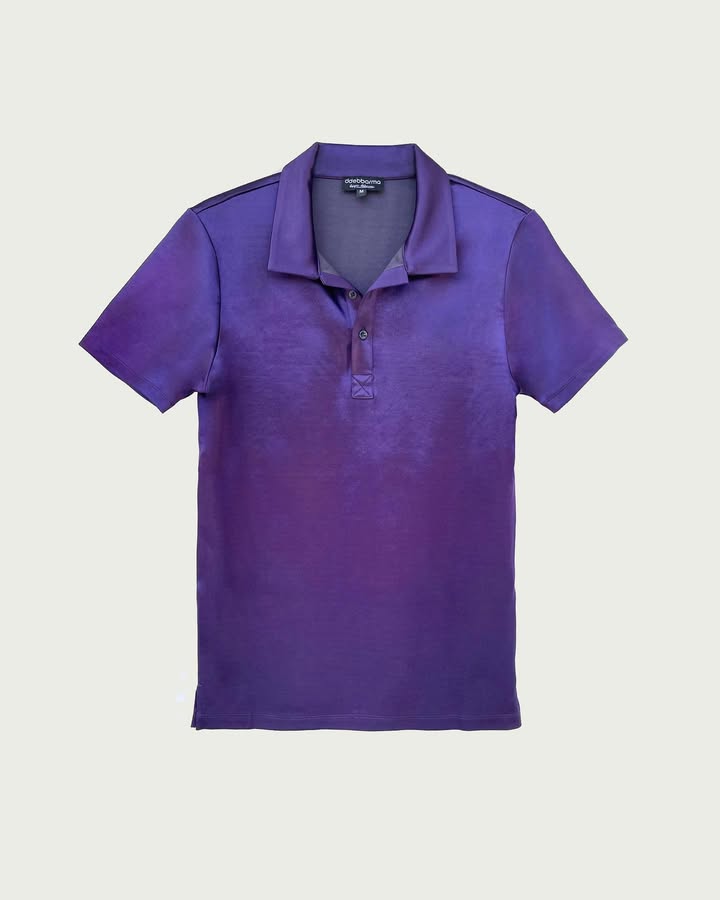 PURPLE METALIC PARTY POLO