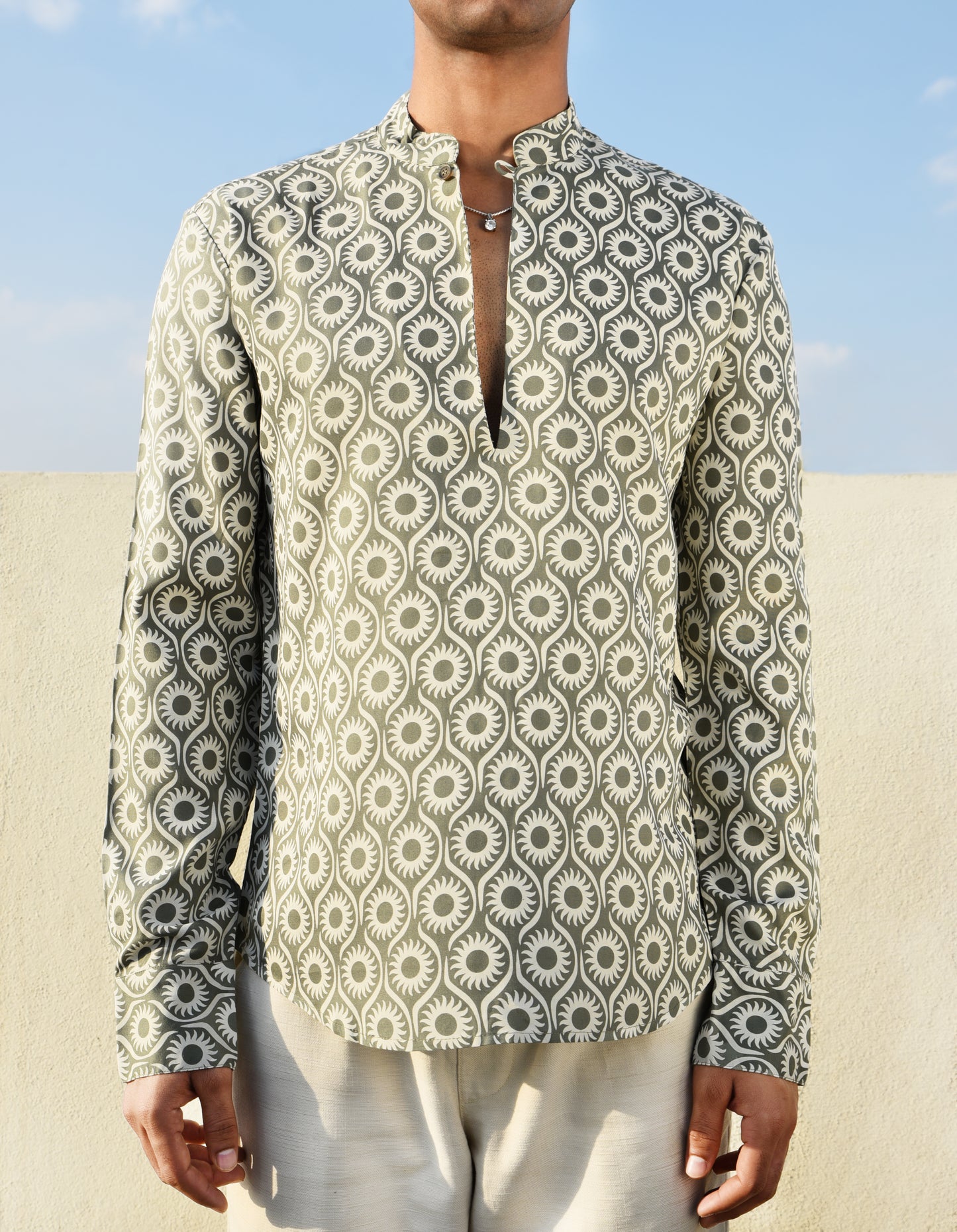 SUN PRINT KURTA SHIRT