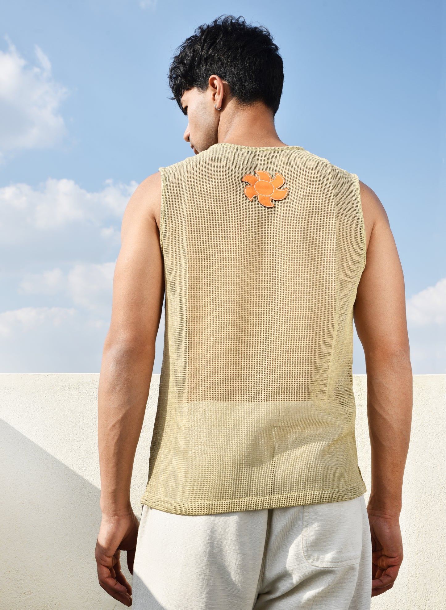 GANYMEDE MESH MUSCLE TEE