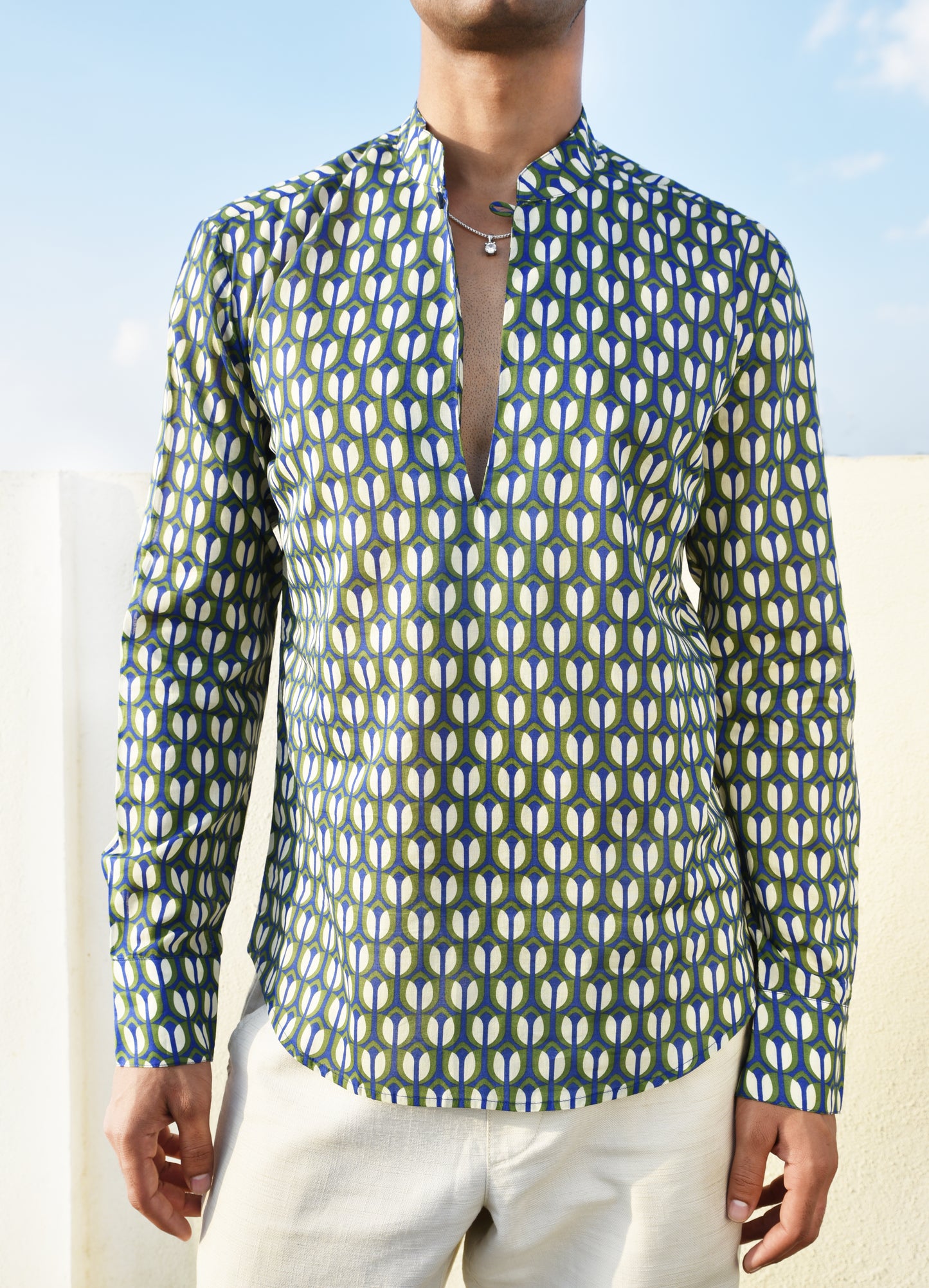 PEACOCK KURTA SHIRT